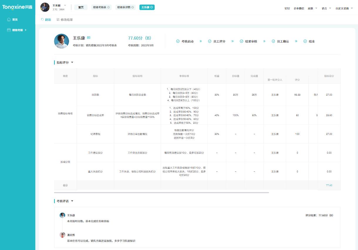 績效管理系統 績效管理系統